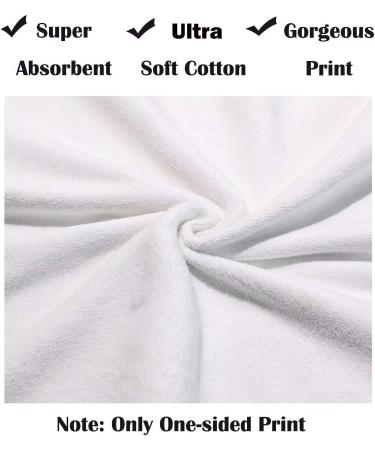 Wamika Beach Seashell Starfish Hand Towels - Ultra Soft Absorbent Bathroom Towel for Home & Gym - 16x30 - Buy Online on GoSupps.com