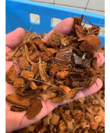 Tropics Shop Coconut Husk Chips for Terrariums - 4.5kg Coarse Grain (16-24mm) - Ideal for Snakes Turtles & Lizards | International Shipping Available - Buy Online on GoSupps.com