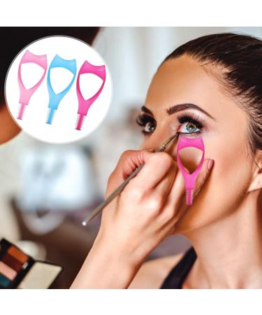 LIAMGUS 3 in 1 Mascara Shield Applicator Guard 3 PCS Make-up Eyelid Shield Eyelash Shield Eyelash Comb Cosmetic Tool Eyelash Combs for Women Girls Beginners - Buy Online on GoSupps.com