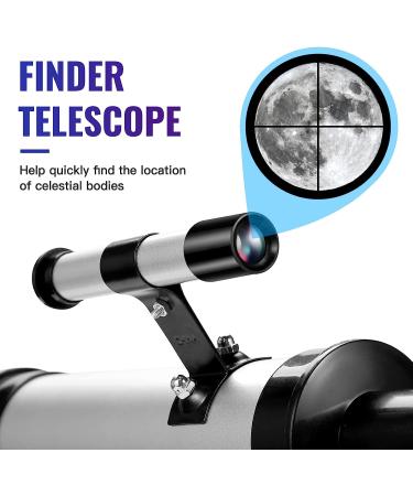 Merkmak Kids Telescope 360/50mm Spotting Scope | 90X Refractor Telescope for Astronomy Beginners with Tripod | Ideal Gift for Stargazing and Deep Space Observation - Buy Online on GoSupps.com