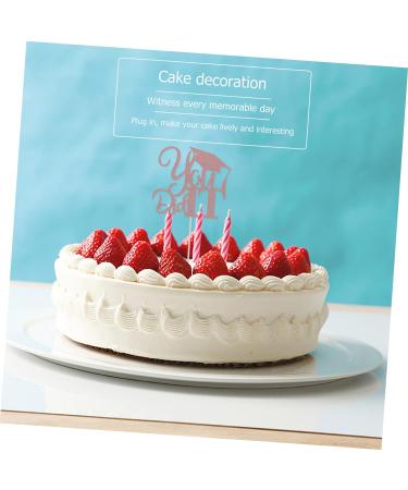 Warmhm 10pcs 2021 Graduation Cake Arrangement Letter Cover Paper - Buy Online on GoSupps.com