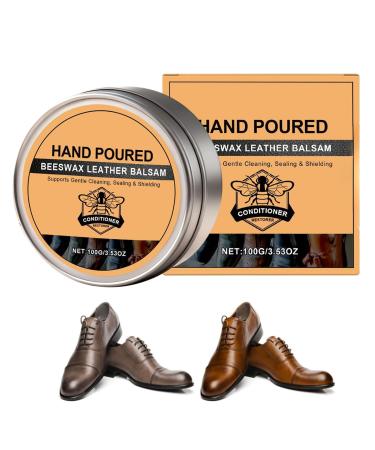 G n rique Boot leather conditioner 100g bee balm leather detail care balm 8.3 x 8.3 x 3 cm protective balm for belts for furniture trunks sofas jackets bags