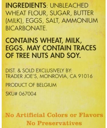 Trader Joe's Belgian Butter Waffle Cookies - 2 Pack, 1.1 Pound Each - Buy Online on GoSupps.com