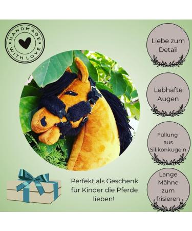 KHT Aria Shop Hobby Horsing - Plush Sports Toy Horse for Dressage & Riding Exercises | Size A3 Bronze - Buy Online on GoSupps.com