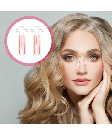 Mikikit Pince Nez Amincissante en Silicone Rose 2 Pi ces Dispositif de Rehaussement et Correction Nasale pour Adulte Confort Indolore pour Remodeler et Affiner le Nez Pendant - Buy Online on GoSupps.com