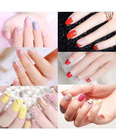 Nail Striping Tape Line Decoration Sticker Set - 40 Colors - 120 Rolls - DIY Nail Art - Buy Online on GoSupps.com