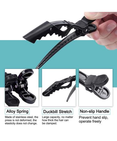 Buy Aobetak 10-Piece Black Hair Clips - Slide-Resistant Wide Teeth Hairdressing Supplies for Women & Girls - International Shipping - Buy Online on GoSupps.com