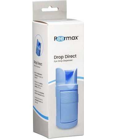 Peermax Drop Direct Eye Drop Dispenser - Easy-to-Use Aid for Seniors & Elderly - Works with Most Bottles - Includes Instructions - Buy Online on GoSupps.com