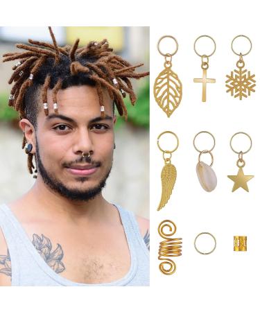 Molain 140-Piece Hair Pearls & Dreadlocks Accessories | Metal Hair Cuffs Rings & Aluminum Coils for Braids - Buy Online on GoSupps.com