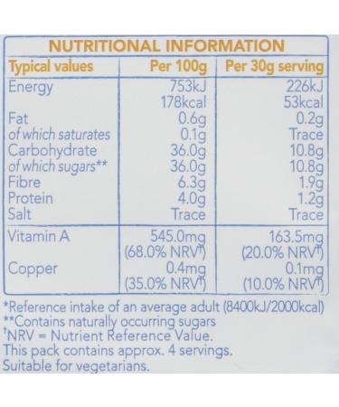 Whitworths Snack on Golden Malatya Apricots 140g - Buy Online on GoSupps.com