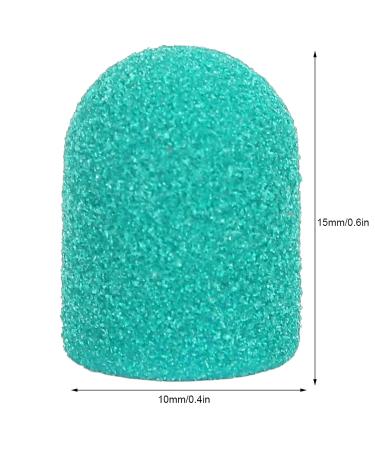 High Strength Grinding Head for Nail Polishing - 0.4 x 0.6 inch Sandpaper Drill Attachment for Home Use (Green) - Buy Online on GoSupps.com