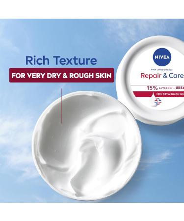 NIVEA Repair & Care Cr me l'ur e (400 ml) cr me hydratante en profondeur hydrate la peau s che avec de l'ur e et de la glyc rine pendant 72 heures id ale pour le corps les mains et le visage - Buy Online on GoSupps.com