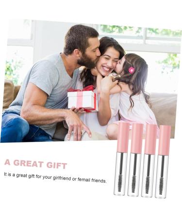 BIUDECO 10pcs Mascara Empty Tube Clear Gloss Lip Gloss Empty Mascara Wand Eyeliner Vial Wands Plastic Pink - Buy Online on GoSupps.com