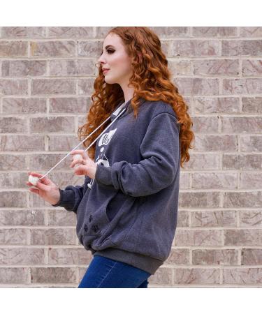 ALYC Pet Pouch Hoodie - Dark Grey XX-Large Dog Cat Holder Carrier Sweatshirt - Buy Online on GoSupps.com