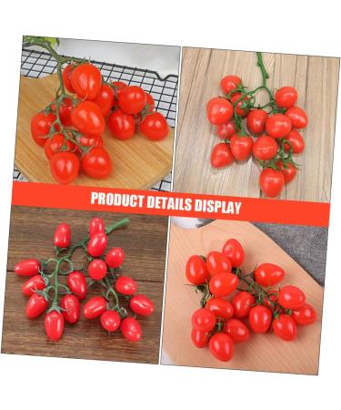 IMIKEYA Simulated Small Tomatoes Models Party Decor Faux Cherry Tomatoes Ornament Lifelike Cherry Tomatoes Lifelike Fake Cherry Tomatoes Fruit Red Early Teaching Aids Foam Red 4.00X2.00X2.00CM - Buy Online on GoSupps.com