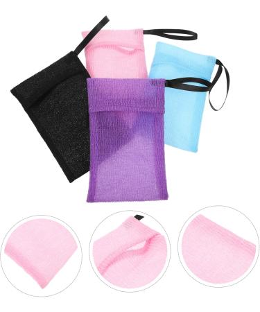 CANIGHT 4pcs Soap Bag Soap Net Soap Pouch for Bar Soap Shampoo Bar Pouch Soap Pouch for Shower Nylon - Buy Online on GoSupps.com
