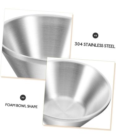 Frcolor Stainless Steel Razor & Shaving Cup Set | Rustproof Beard Shaver for Men | Ideal Household Shaving Tools - Buy Online on GoSupps.com