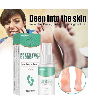 Shoe Deodorizer Spray Foot Odor Eliminator & Skin Repair - 45ml White 1.52 Fl Oz - Buy Online on GoSupps.com