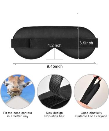 Cute Giraffes Sleep Mask | Comfortable Light Blocking Eye Mask for Travel and Shift Work - Buy Online on GoSupps.com