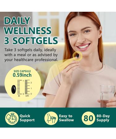LTQXGT Lymphatic Support Supplement Advanced Botanical Complex with Echinacea Dandelion & Elderberry Antioxidant-Rich Daily Wellness Formula 240 Softgels - Buy Online on GoSupps.com