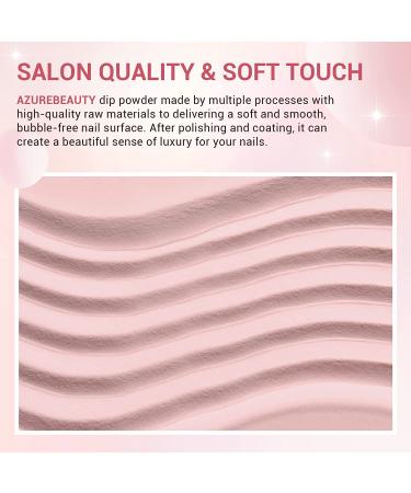 AZUREBEAUTY 12 PCS Portable Dip Powder Nail Starter Kit - Nude Pink Glitter French Nail Art Set - Buy Online on GoSupps.com