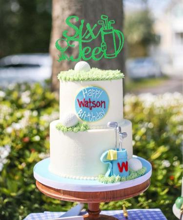 Sixtee Birthday Cake Topper Golf 60th Birthday Decoration Funny Golf Theme 60 Sixty Sign Golf Theme 60th Birthday Favor for Golfer Fans 60 Sixtee - Buy Online on GoSupps.com