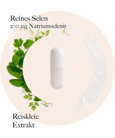 Herbal Trade Sankt Anton Selenium Capsules 200 g - High Dose Vitamin E - Premium German Quality (365 Capsules 155g) - Boost Immune Health - Buy Online on GoSupps.com