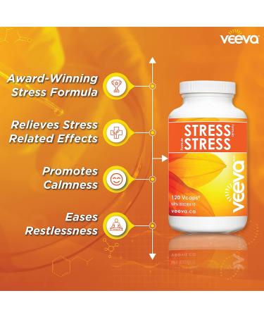 Veeva Stress Formula - 60 Vege Caps 60 count - Buy Online on GoSupps.com