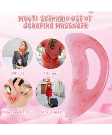 Luandi Gua Sha Massager - Gua Sha Body Tool with Handle for Face Back Legs & Neck Relief | International Shipping - Buy Online on GoSupps.com