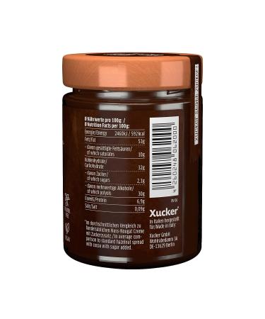 Xucker Hazelnut Nougat Cream (Xylitol) - Vegan Palm Oil Free Low Sugar Delight - Shop Internationally! - Buy Online on GoSupps.com