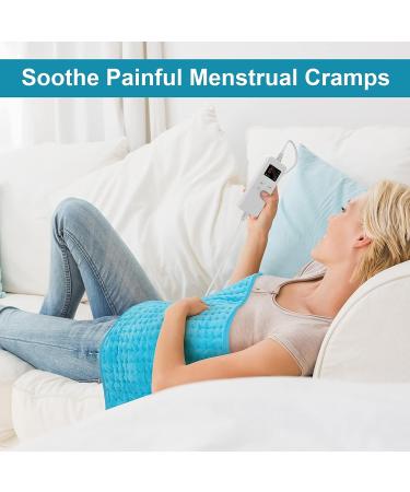 Extra Large Heating Pad 30x16 for Back Pain Relief - 6 Heat Levels, 4 Timers, Auto-Off - Electric Heat Pad for Back, Shoulder, Leg - Heat Therapy for Cramps & Relaxation - Buy Online on GoSupps.com