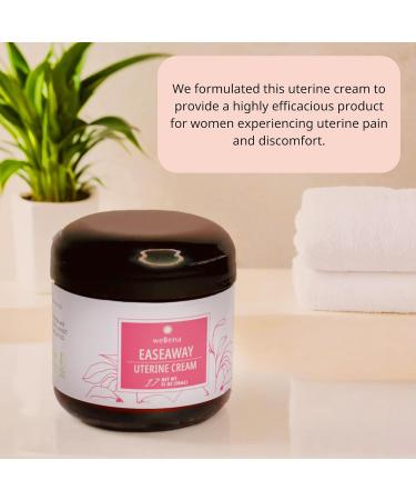 Wellena EaseAway Uterine Cream - Supports Menstruating & Perimenopausal Women | 1.7 oz | International Shipping Available - Buy Online on GoSupps.com