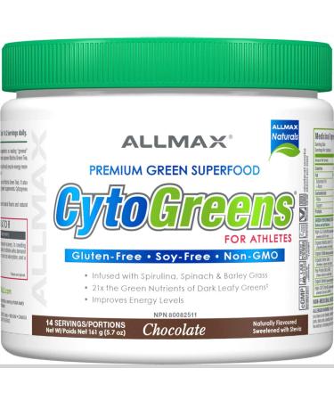 ALLMAX CytoGreens - Chocolate - 14 serving 161 g (Pack of 1)