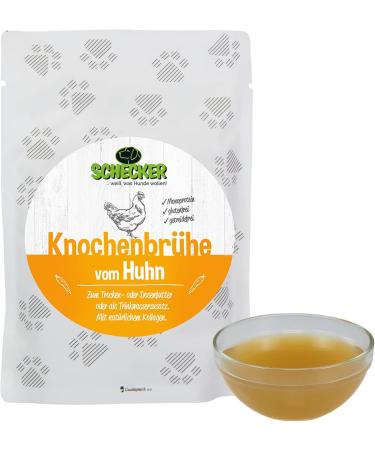 Schecker Dog Food - Moose Bone Broth for Dogs - 12x100ml - Moistening Broth for Enhanced Dog Nutrition - Buy Online on GoSupps.com