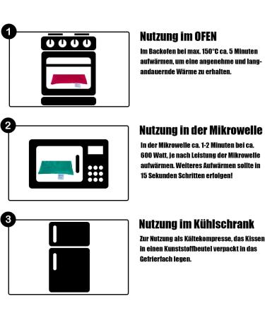 Organic Cherry Stone Pillow - Oeko-Tex 100 Certified, Fairly Produced in Germany | Heat Cushion for Adults, Babies, Children, and Animals - Buy Online on GoSupps.com