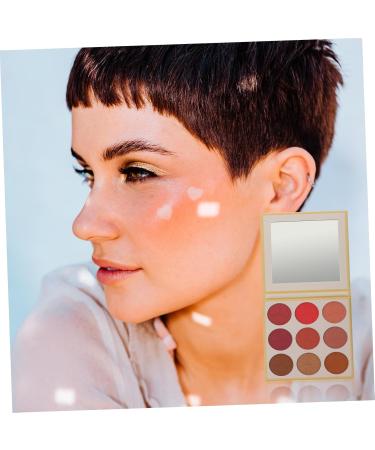 WOONEKY 1pc 9 Loose Powder Makeup Palette 9 Blush Shade Matte Powder Blush Press Powder Makeup Face Blushe - Buy Online on GoSupps.com