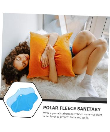 Frcolor Women's Bandage Pads - Polarfleece Activated Carbon for Menstrual Comfort | 6 Stk Overnight Washable Napkins & Medium East Pads - Buy Online on GoSupps.com