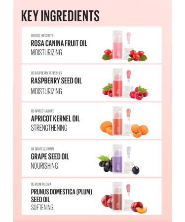 Kaja Juicy Glass Lip Plumping Oil - Hydrating Vegan Lip Gloss with Vitamin Tree Fruit Oil for a Plumped Lightweight Finish | 05 Plum Paloma | Cruelty-Free - Buy Online on GoSupps.com