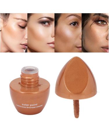 Luminous Bronzer Cream Highlighter Liquid Face Contour Makeup Waterproof Long Lasting Matte Bronze Beauty Face Palette Liquid Highlighter Bronzer Cream - Buy Online on GoSupps.com