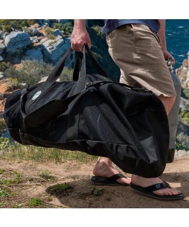 Stahlsac 26 Mesh Duffle Bag - Black/Red | Lightweight & Durable - Buy Online on GoSupps.com