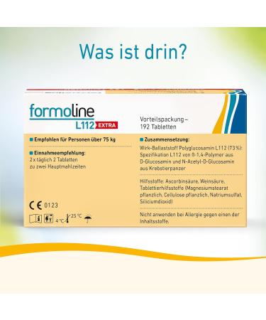 Formoline L112 Extra | Strong Calorie Magnet for Weight Loss | Unique Active Ballast | German Quality | Natural Origin | 192 Pieces Pack - Buy Online on GoSupps.com