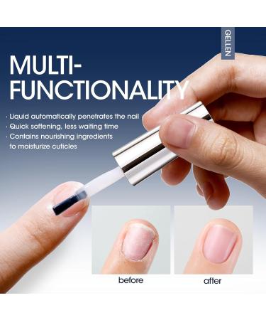Gellen Nail and Cuticle Oil Softener Kit - Cuticle Oil & Cuticle Softener for Nails Nail Cuticle Oil Kit Nail Essentials Manicure Kit 18ml for Gel Nail Polish - Buy Online on GoSupps.com