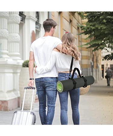 WISDING Yoga Mat Strap - Portable Sling for Yoga Mat, Picnic Blanket, Festivals, Camping | Adjustable Shoulder Strap & Handle for Pilates & Motorcycling - Buy Online on GoSupps.com