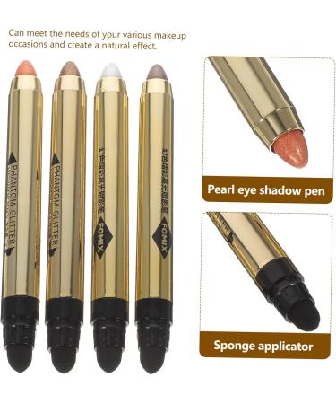 PAMINGONO 4pcs Plastic Eyeshadow Highlighter Eye Makeup Tool Eye Shadow Cosmetics - Buy Online on GoSupps.com