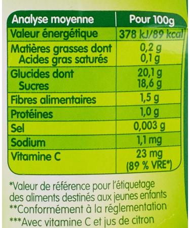Bl dina Mon 1er Petit Pot Compote Bananas from 4/6 months 2 x 130 g - Buy Online on GoSupps.com