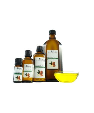 Naturra Organic Almond Oil - Cold Pressed 100ml | Unrefined Vegan Natural Cosmetic - Buy Online on GoSupps.com