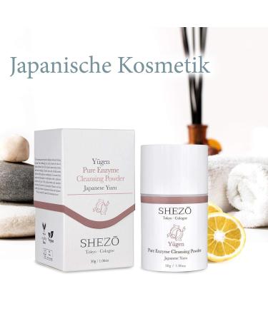 Shezo Enzyme Peeling 30g - Japanese Yuzu Powder for Exfoliating Facial Cleanser - High-Quality Skin Care with Natural Vitamin C - Made in Germany - International Shipping Available - Buy Online on GoSupps.com