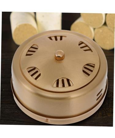 Portable Moxibustion Box - 1 Piece Copper Moxa Massager & Glass Burner - International Shipping - Buy Online on GoSupps.com