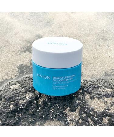 ROAEXPO Jejuon Haion Collagen Peptide Sleeping Cream 100mL - Night Booster with Seaweed Extract for Anti-Wrinkle & Skin Elasticity - Made in Korea Natural Jeju Ingredients - Buy Online on GoSupps.com