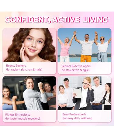 Collagen Gummies for Women Men Hydrolyzed Collagen Protein Type I II III V X with Biotin Vitamin C A B D E Hyaluronic Acid for Hair Skin Nails Joint Immune Support Raspberry Flavor 120 Count 120 Count (Pack of 1) - Buy Online on GoSupps.com